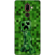Чехол U-print Nokia 7 Plus Minecraft Creeper