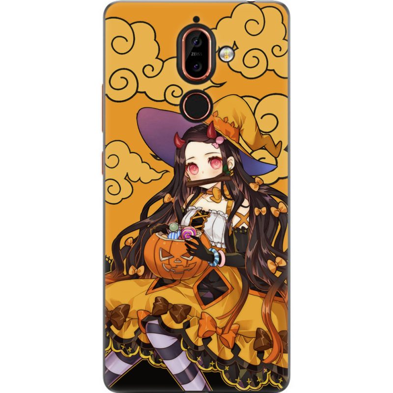 Чехол U-print Nokia 7 Plus Kamado Nezuko Halloween