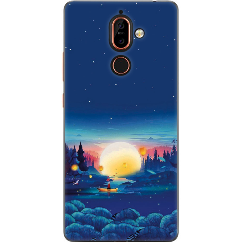 Чехол U-print Nokia 7 Plus Спокойной ночи