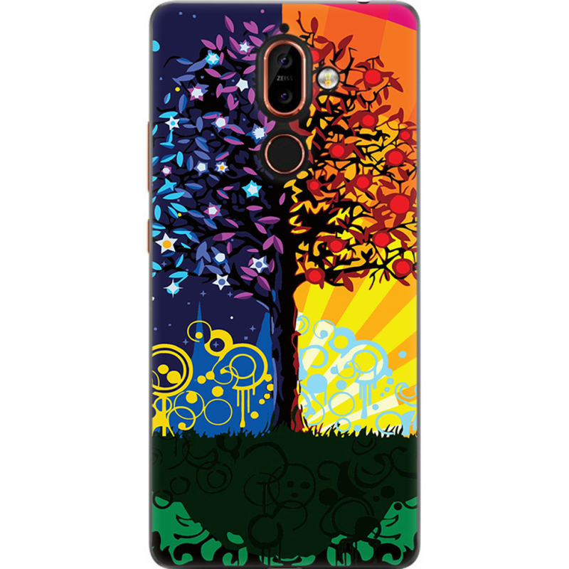 Чехол U-print Nokia 7 Plus Wish Tree