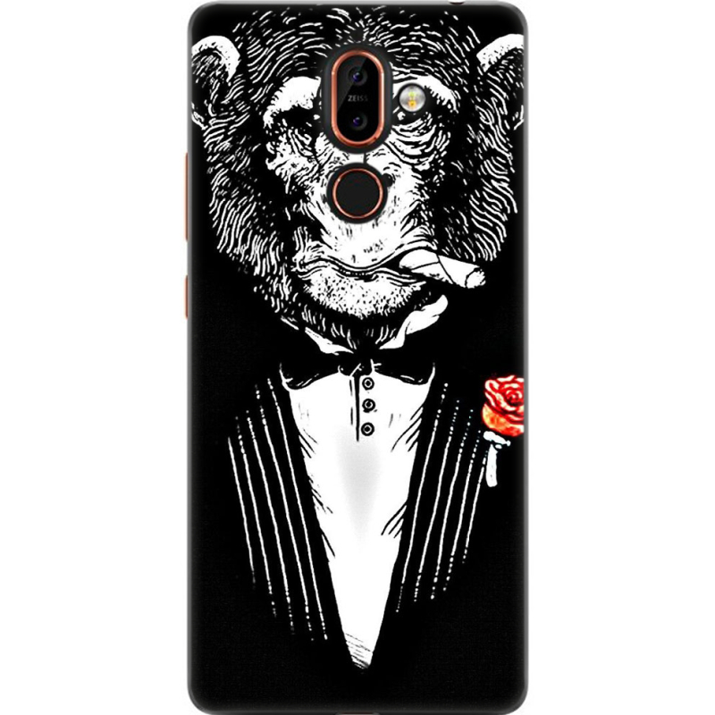 Чехол U-print Nokia 7 Plus Monkey Don