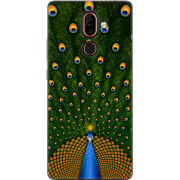 Чехол U-print Nokia 7 Plus Peacocks Tail