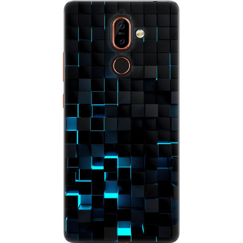 Чехол U-print Nokia 7 Plus Cubes