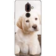 Чехол U-print Nokia 7 Plus Puppy Labrador