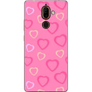 Чехол U-print Nokia 7 Plus Sugar Hearts