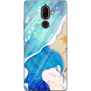 Чехол U-print Nokia 7 Plus Sea Girl