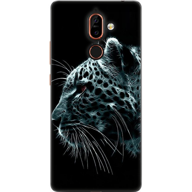 Чехол U-print Nokia 7 Plus Leopard