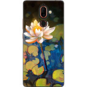 Чехол U-print Nokia 7 Plus Waterlily