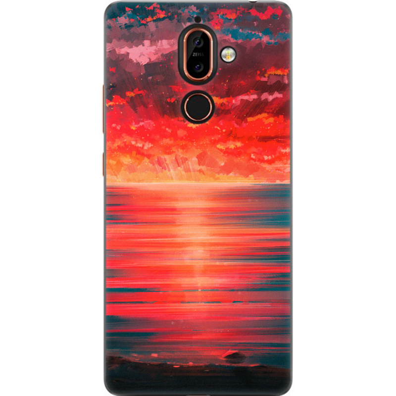 Чехол U-print Nokia 7 Plus Seaside b