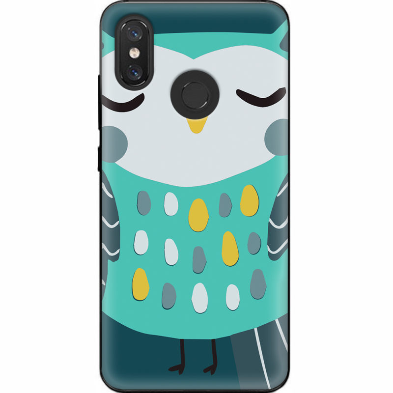 Чехол U-print Xiaomi Mi 8 Green Owl