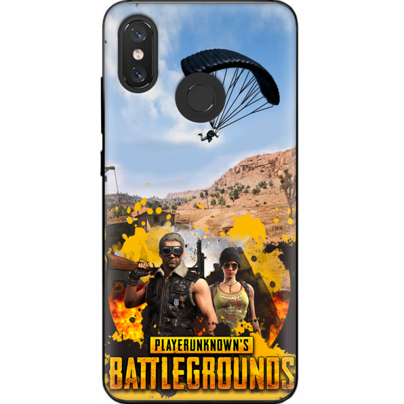 Чехол U-print Xiaomi Mi 8 Pubg parachute