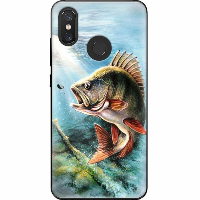 Чехол U-print Xiaomi Mi 8 Полосатый Бандит