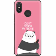 Чехол U-print Xiaomi Mi 8 Dont Touch My Phone Panda