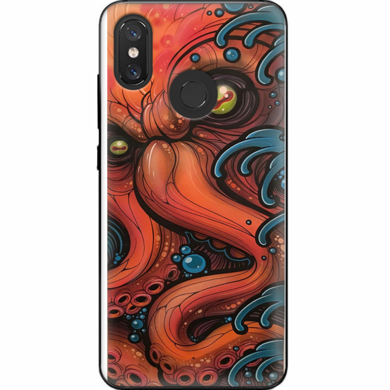Чехол U-print Xiaomi Mi 8 Octopus