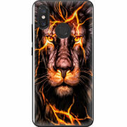 Чехол U-print Xiaomi Mi 8 Fire Lion