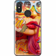 Чехол U-print Xiaomi Mi 8 Yellow Girl Pop Art