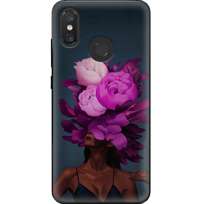 Чехол U-print Xiaomi Mi 8 Exquisite Purple Flowers
