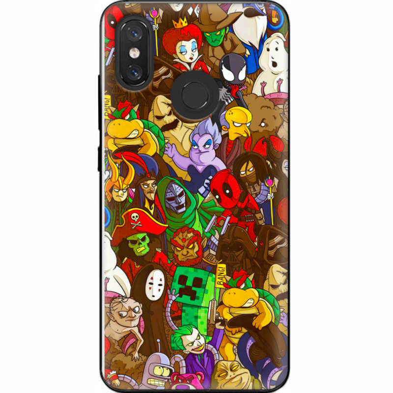 Чехол U-print Xiaomi Mi 8 Злодеи