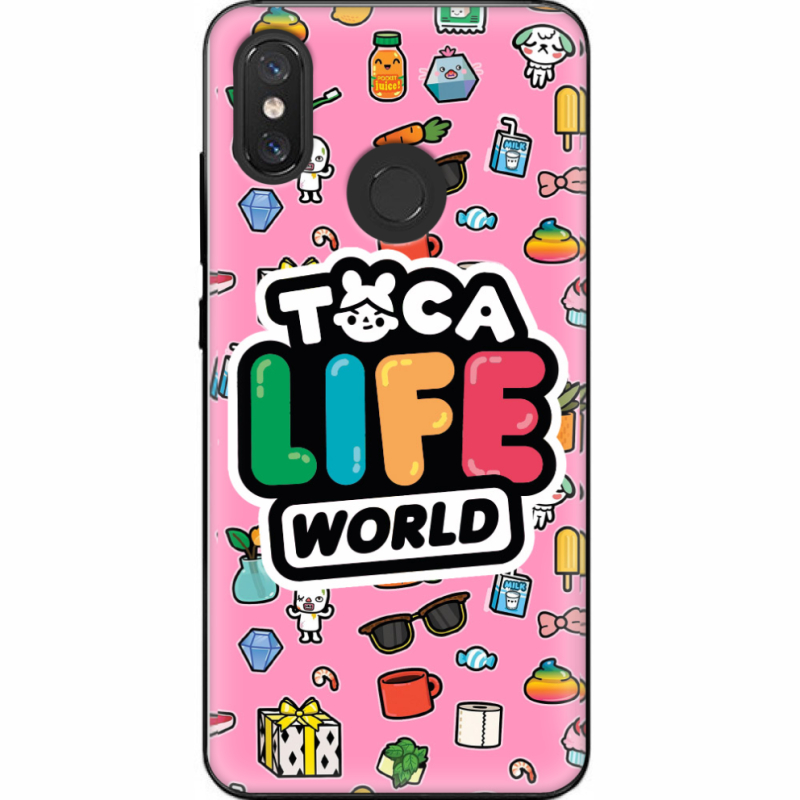 Чехол U-print Xiaomi Mi 8 Toca Boca Life World
