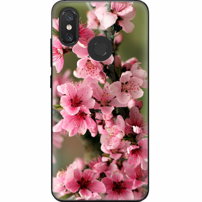 Чехол U-print Xiaomi Mi 8 Вишневые Цветы