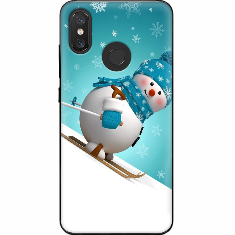 Чехол U-print Xiaomi Mi 8 Skier Snowman