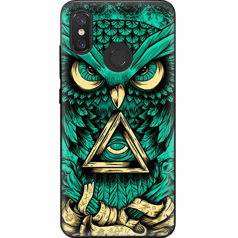 Чехол U-print Xiaomi Mi 8 Masonic Owl
