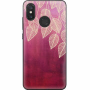 Чехол U-print Xiaomi Mi 8 Gold Leaves