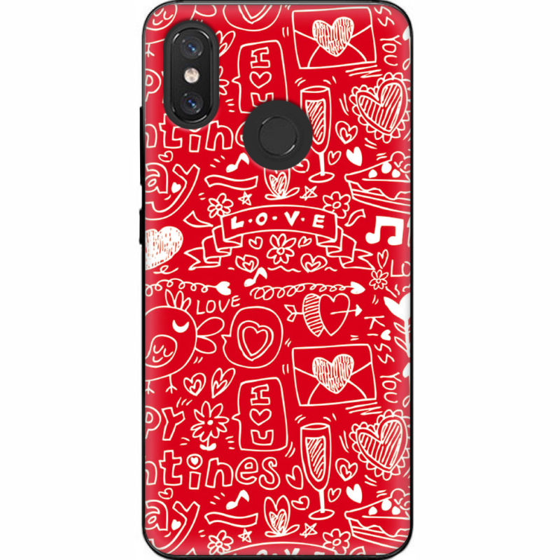 Чехол U-print Xiaomi Mi 8 Happy Valentines