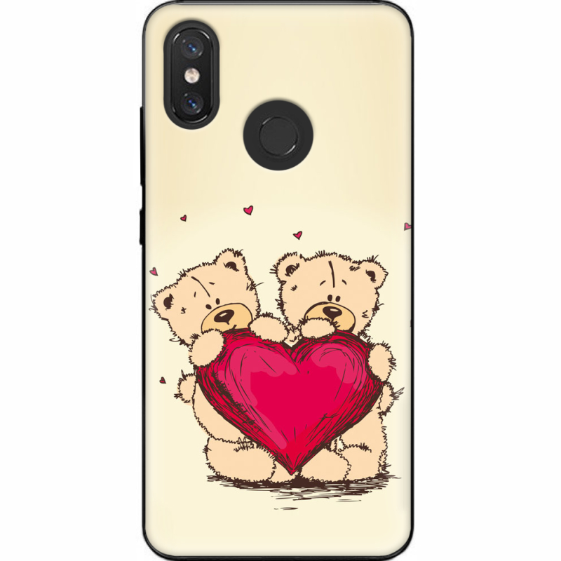 Чехол U-print Xiaomi Mi 8 Teddy Bear Love