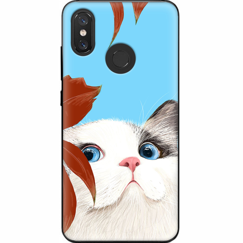 Чехол U-print Xiaomi Mi 8 Wondering Cat