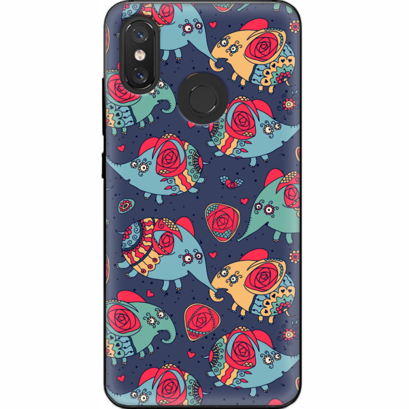Чехол U-print Xiaomi Mi 8 Flying Elephants