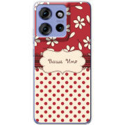 Чохол BoxFace Motorola Edge 50 Именной Polka Dots