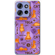 Чохол BoxFace Motorola Edge 50 Yoga Cat