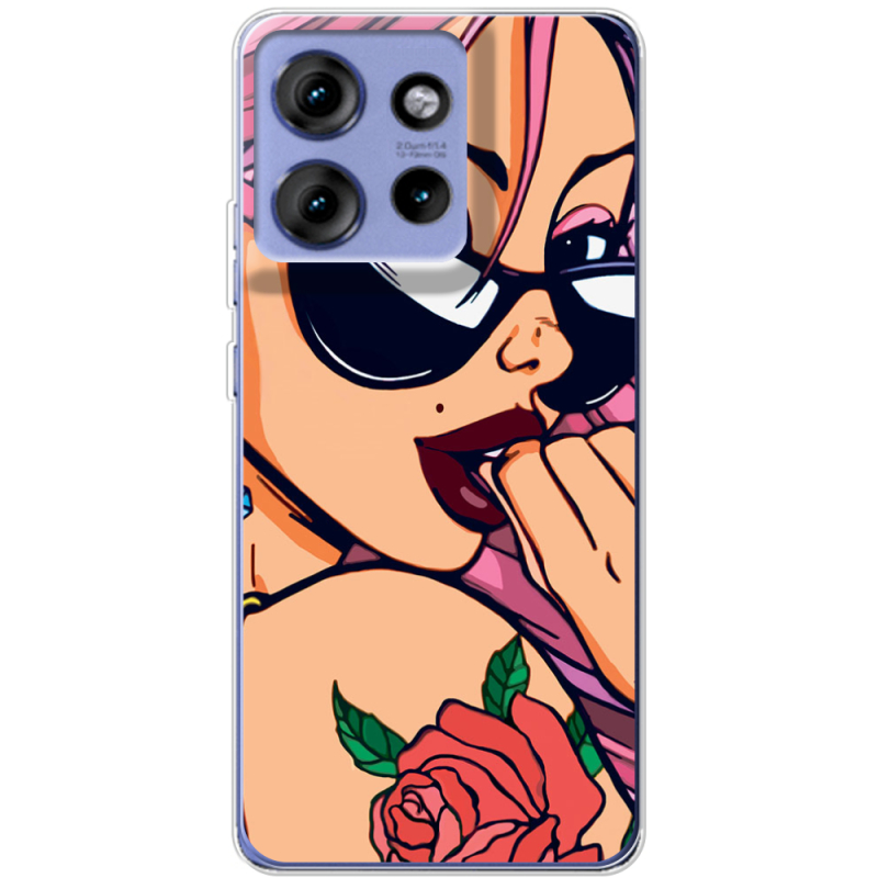 Чохол BoxFace Motorola Edge 50 Pink Girl