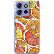 Чохол BoxFace Motorola Edge 50 Citrus Pattern