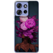 Чохол BoxFace Motorola Edge 50 Exquisite Purple Flowers