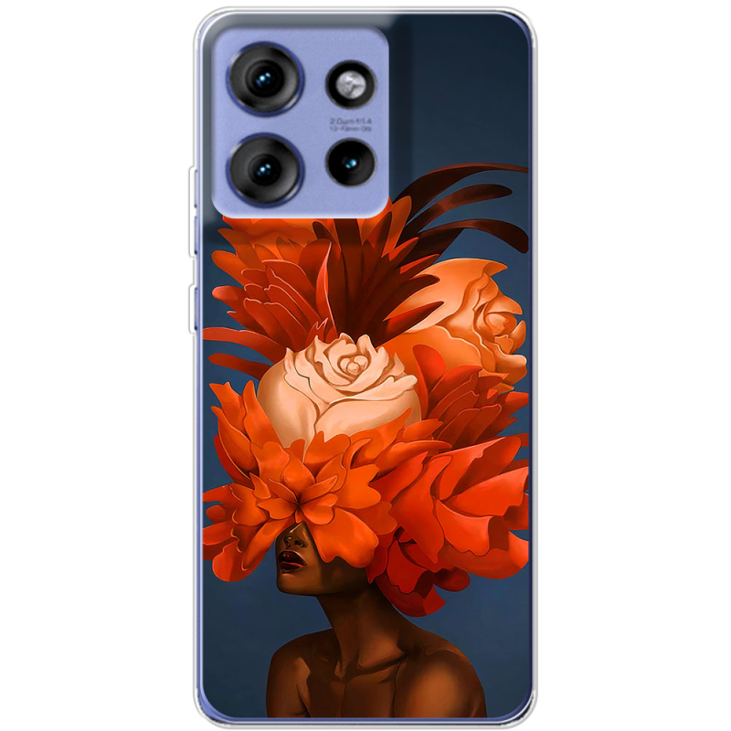 Чохол BoxFace Motorola Edge 50 Exquisite Orange Flowers