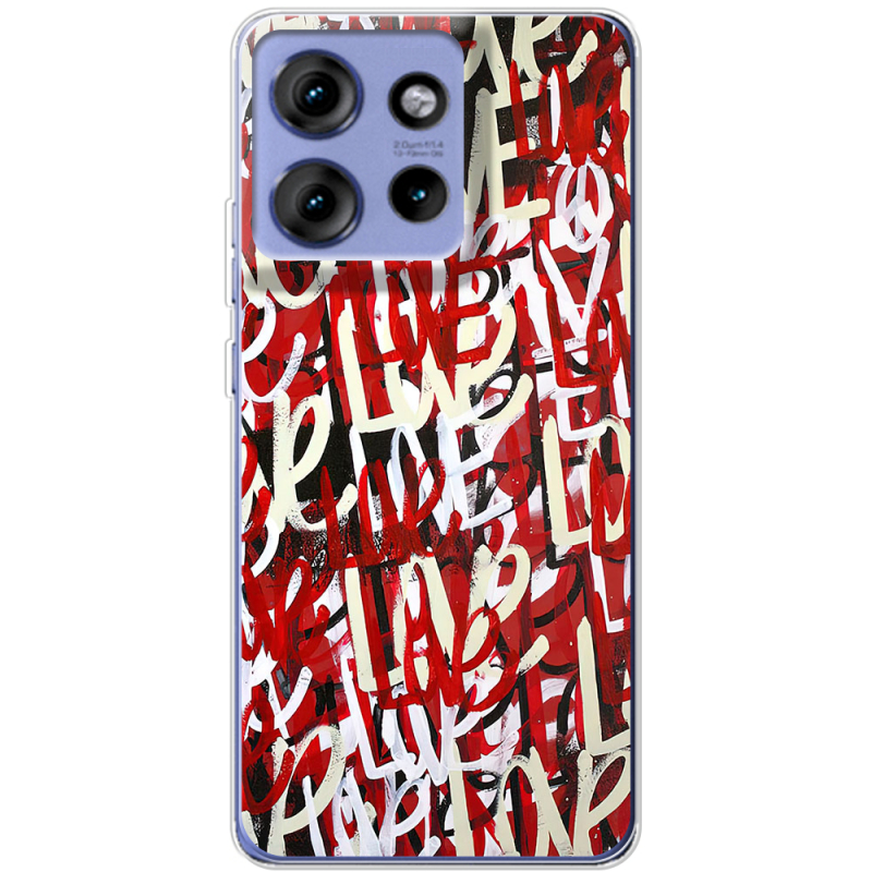 Чохол BoxFace Motorola Edge 50 Love Graffiti