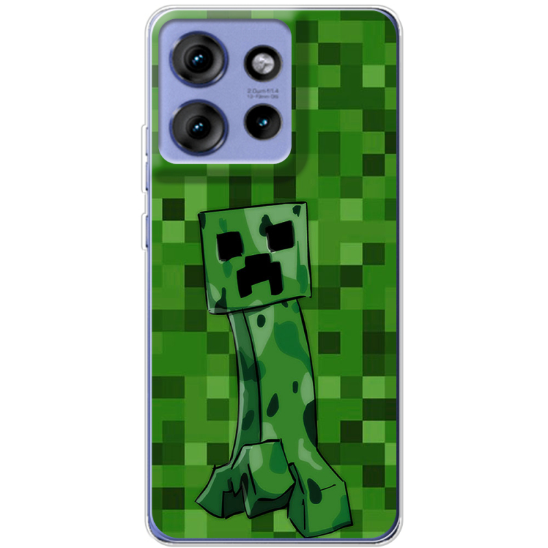 Чохол BoxFace Motorola Edge 50 Minecraft Creeper