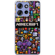 Чохол BoxFace Motorola Edge 50 Minecraft Mobbery