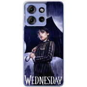 Чохол BoxFace Motorola Edge 50 Wednesday Addams