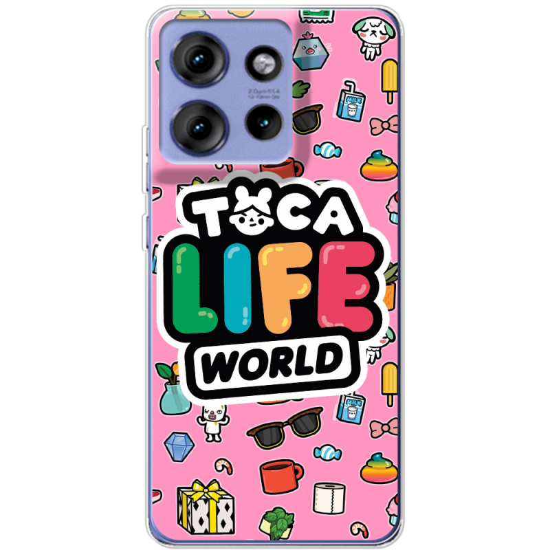 Чохол BoxFace Motorola Edge 50 Toca Boca Life World