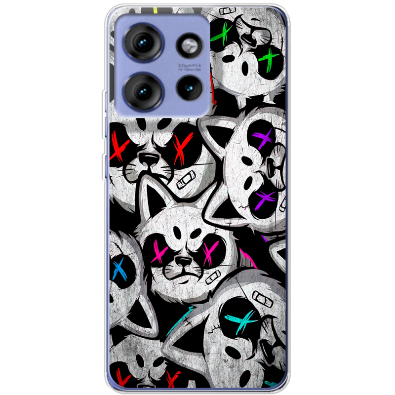 Чохол BoxFace Motorola Edge 50 Monster meow