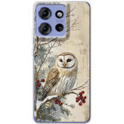 Чохол BoxFace Motorola Edge 50 Christmas Owl
