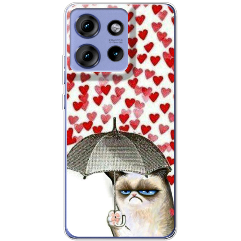 Чохол BoxFace Motorola Edge 50 Raining Hearts