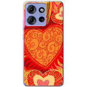 Чохол BoxFace Motorola Edge 50 Warm Hearts