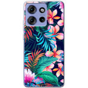 Чохол BoxFace Motorola Edge 50 flowers in the tropics