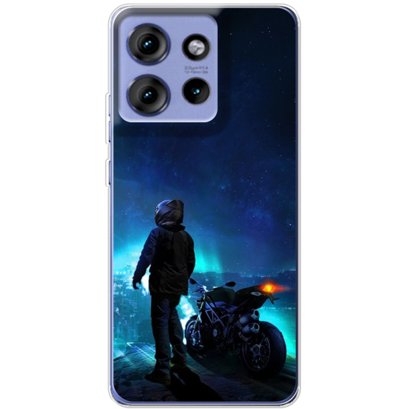 Чохол BoxFace Motorola Edge 50 Motorcyclist