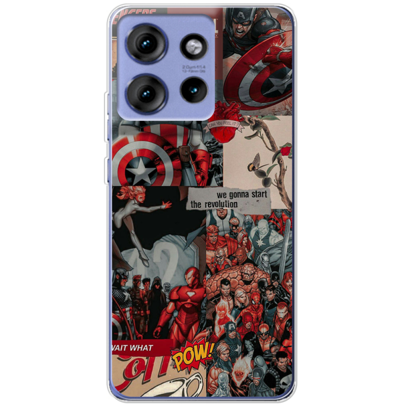 Чохол BoxFace Motorola Edge 50 Marvel Avengers