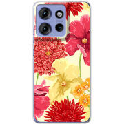 Чохол BoxFace Motorola Edge 50 Flower Bed